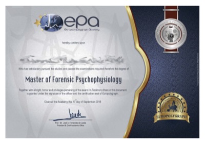 Máster en Psicofisiología Forense — European Polygraph Academy